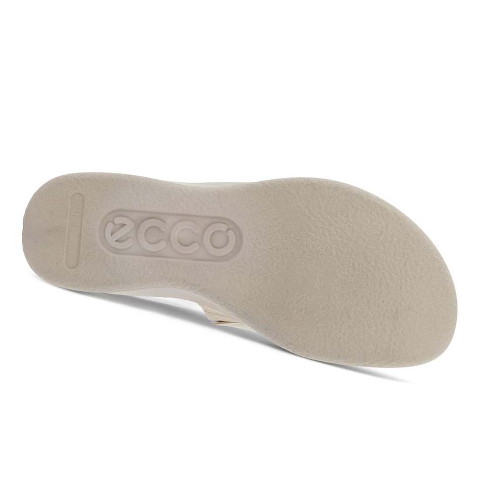 Ecco Flowt Lx Wedge Sandaler Dame Hvite | NO 183SGL